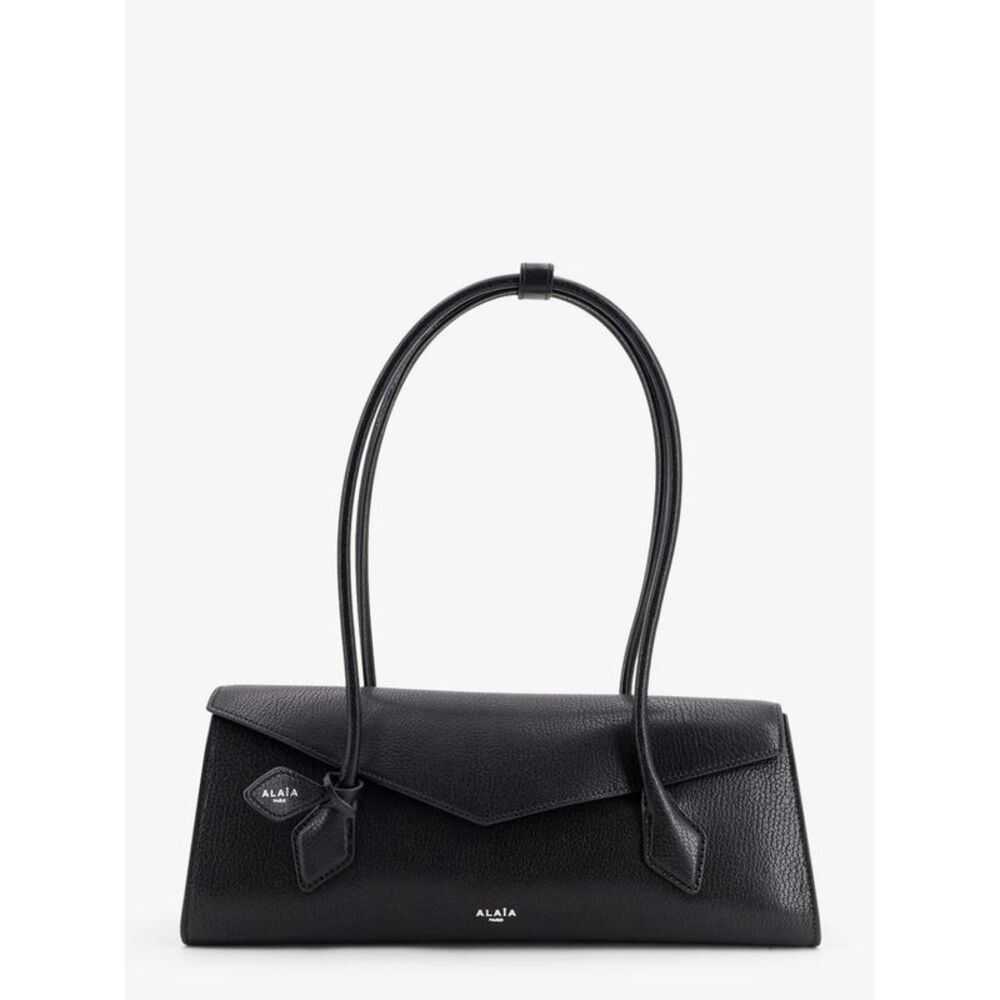 Alaia Women Le Teckel Flap Leather Handbag
